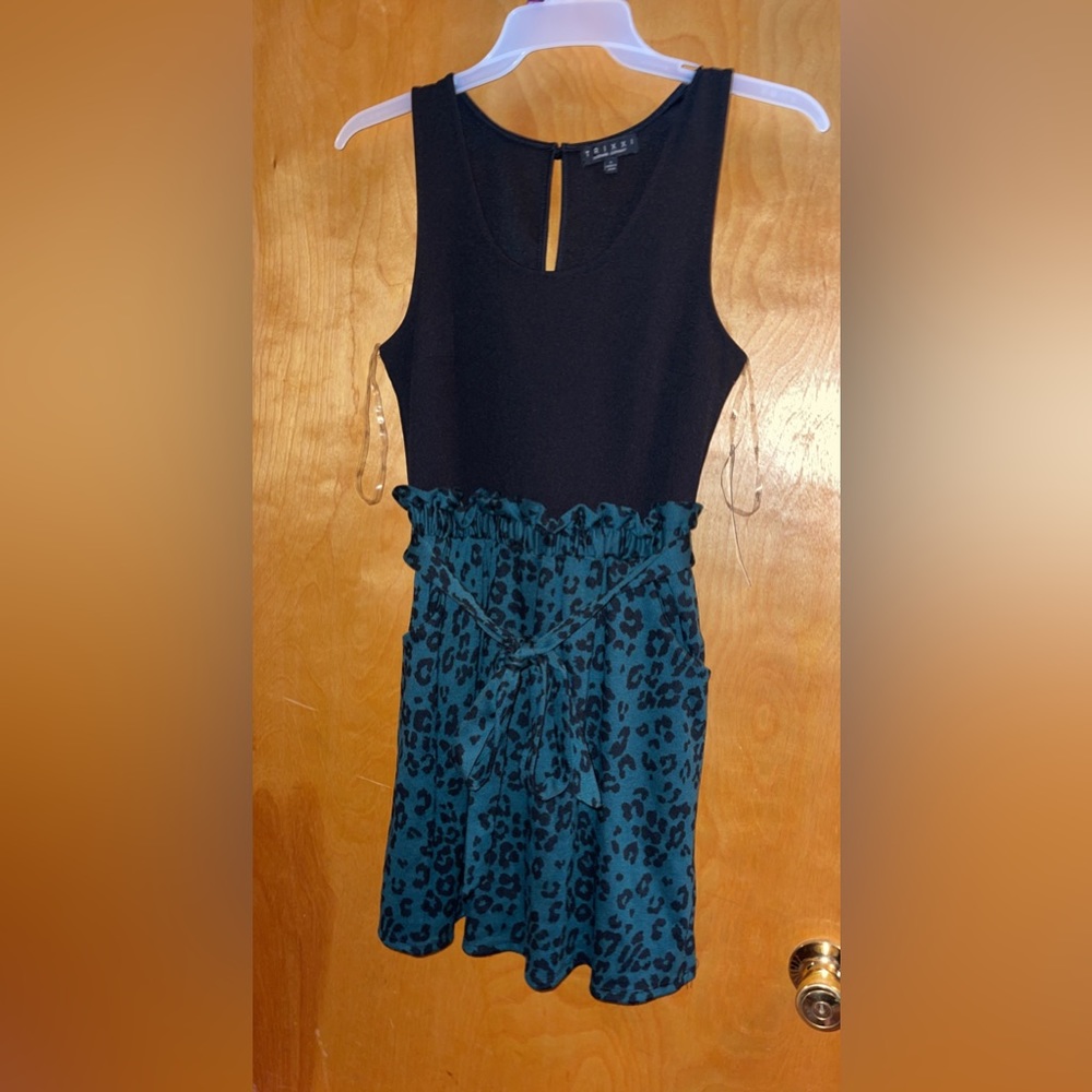Paper bag style dress